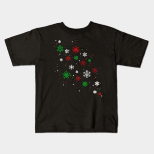 Christmas Snowflakes Kids T-Shirt